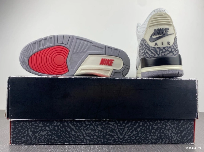 White 3 Jordan Reimagined Retro DN3707-100 Cement 0328